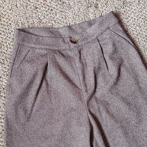 Dazy Pleated High Waist Straight Leg Pants